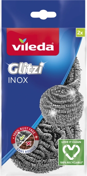 VILEDA drôtenka Glitzi INOX 2 ks