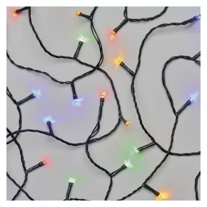 EMOS LED vánoční řetěz, 8 m, venkovní i vnitřní, multicolor, časovač