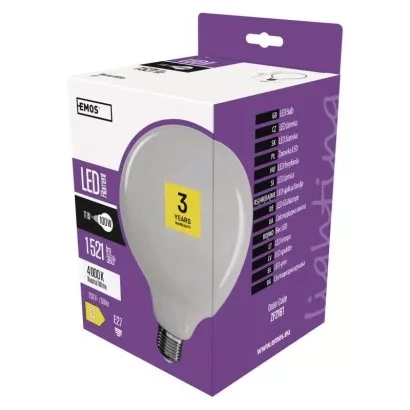 EMOS LED žárovka Filament Globe / E27 / 11 W (100 W) / 1 521 lm / neutrální bílá