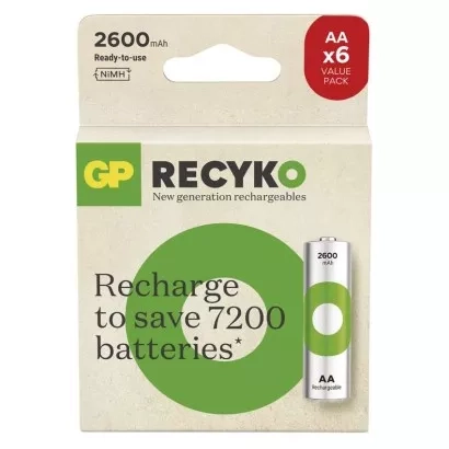 EMOS Nabíjecí baterie GP ReCyko 2600 AA (HR6)