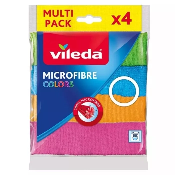 VILEDA Mikrohandrička Colors 4ks