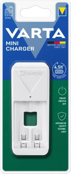 Nabíjačka batérií Varta Mini Charger, bez batérií, 2xAA/AAA 57656