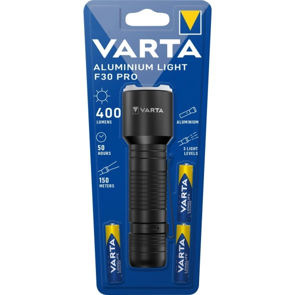 Svietidlo VARTA Aluminium Light F30 Pro LED/3xAAA 17608