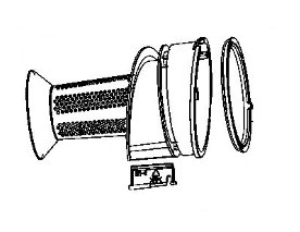 Separátor nádoby na prach SS-7235007698