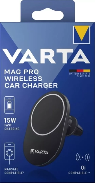 Bezdrôtová nabíjačka do auta MagSafe, Varta Mag Pro Wireless 57902