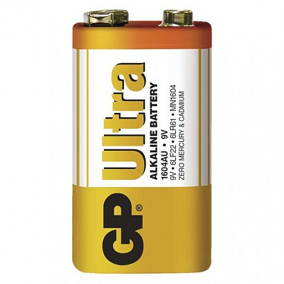 EMOS Alkalická baterie GP Ultra 9V (6LF22)